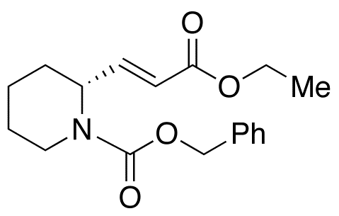 Ethyl N-Benzyloxycarbonyl-3-[(2R)-piperidinyl)]-2(E)-propenoate