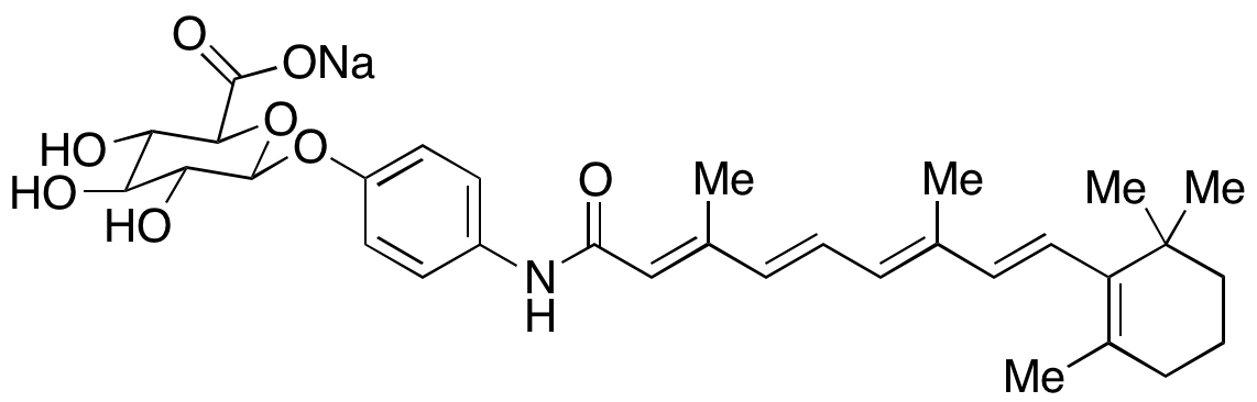 Fenretinide Glucuronide Monosodium Salt