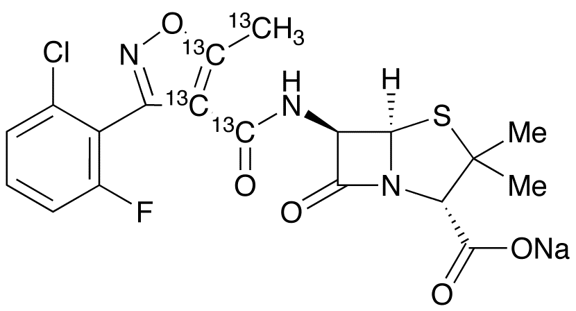 Flucloxacillin-13C4 Sodium