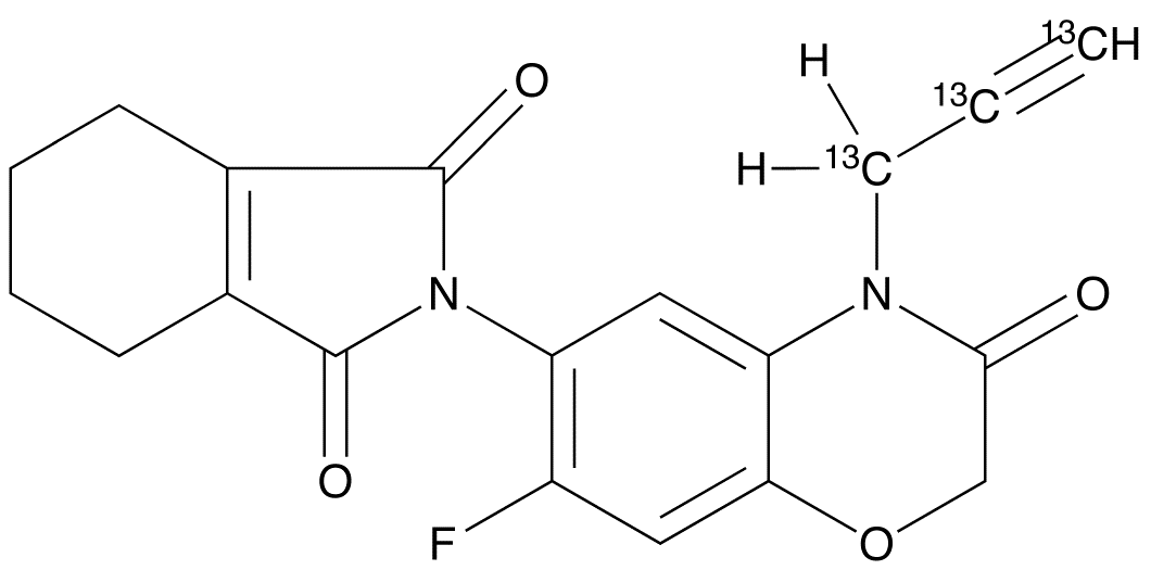 Flumioxazin-13C3