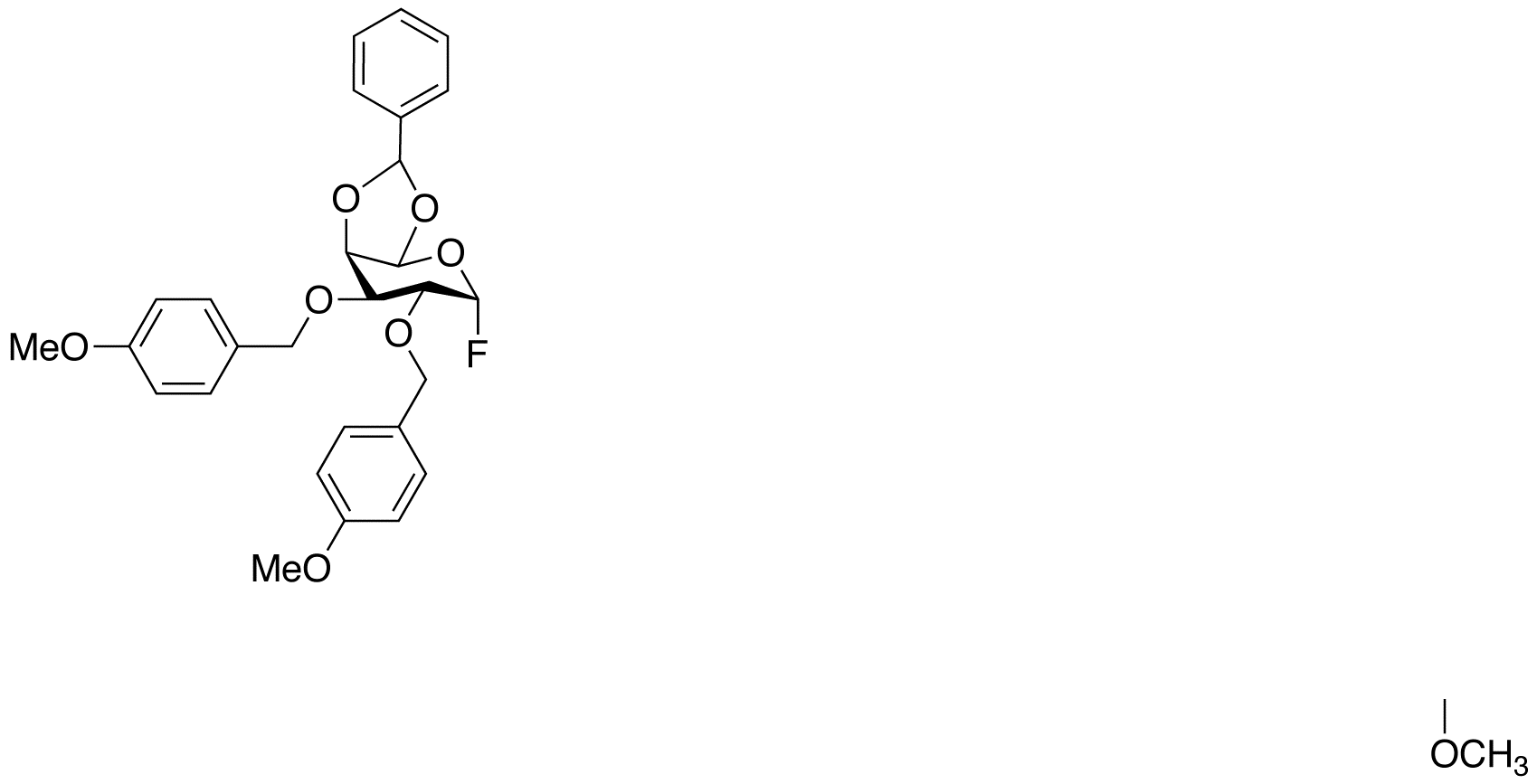 Fluoro 4,6-O-Benzylidene-2,3-di-O-(4-methoxybenzyl)-α-D-galactopyranoside