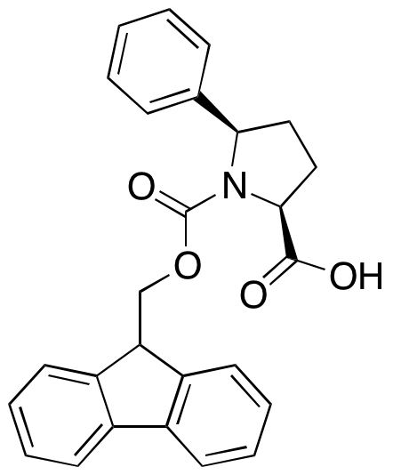 Fmoc-(2S,5R)-5-phenyl-pyrrolidine-2-carboxylic Acid