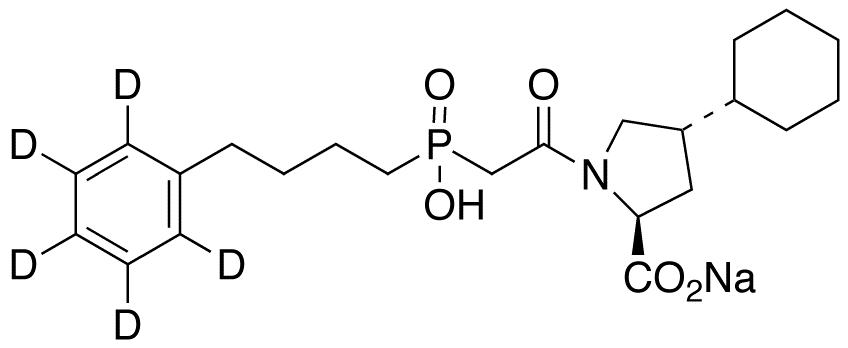 Fosinoprilat-d5 Sodium Salt