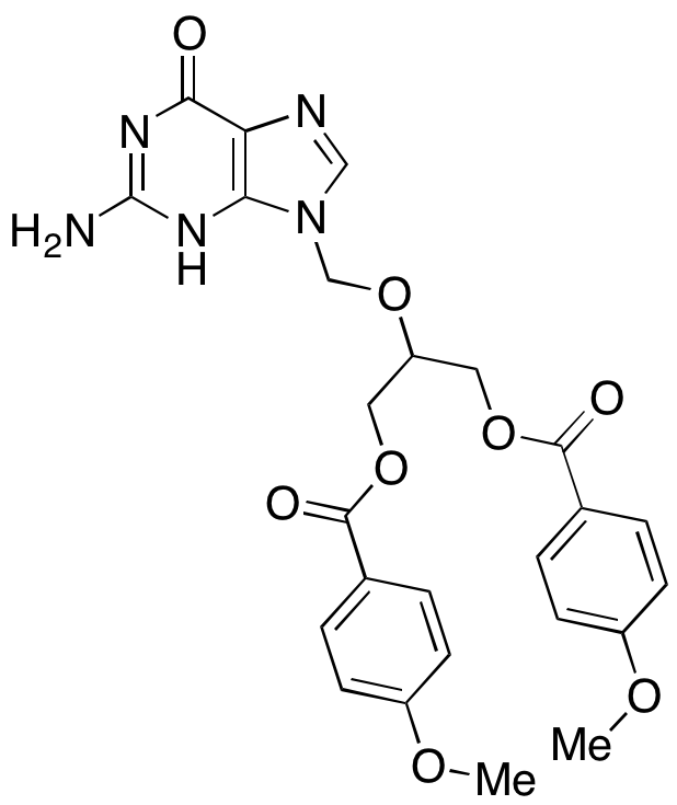 Ganciclovir di-O-p-Methoxybenzoate