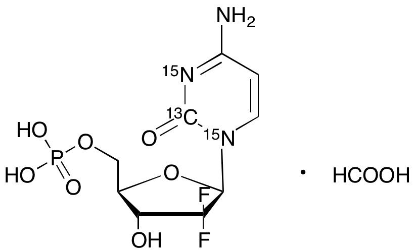 Gemcitabine Monophosphate-13C,15N2 Formate Salt