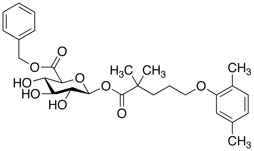 Gemfibrozil 1-O-β-D-Glucuronide Benzyl Ester