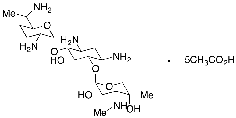 Gentamicin C2/C2a Deuterated Mixture Pentaacetate Salt