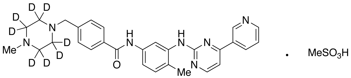 Gleevec-d8 Mesylate (Imatinib-d8 Mesylate)