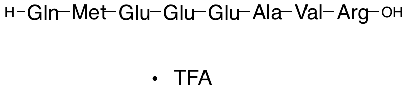 Glutaminyl-Methionyl-Glutamyl-Glutamyl-Glutamyl-Alanyl-Valyl-Arginine Trifluoroacetate