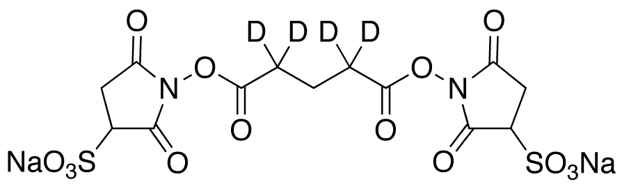 Glutaric Acid-d4 Bis(3-Sulfo-N-hydroxysuccinimide Ester) Disodium Salt