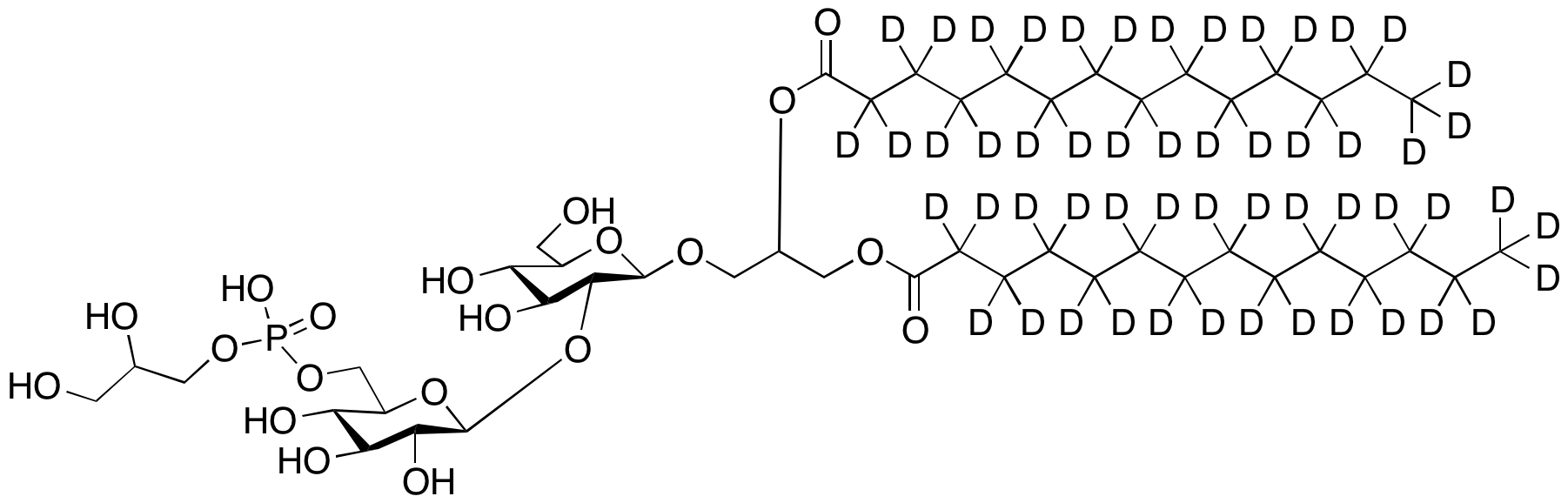 Glycerophosphoryldiglucosyl-O-(propane-1,2-diyl Ditetradecanoate-d54)