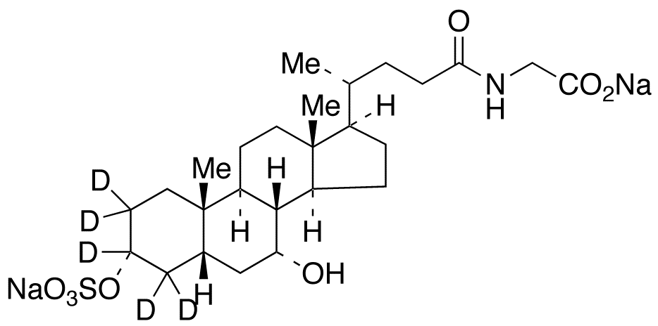 Glycochenodeoxycholic Acid-d5 3-Sulfate Disodium Salt