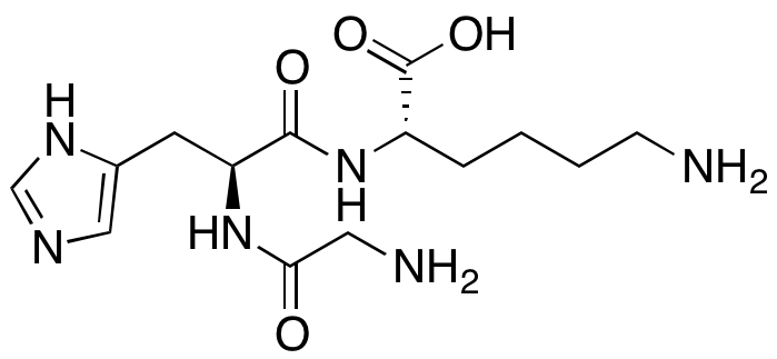 Glycyl-L-histidyl-L-lysine