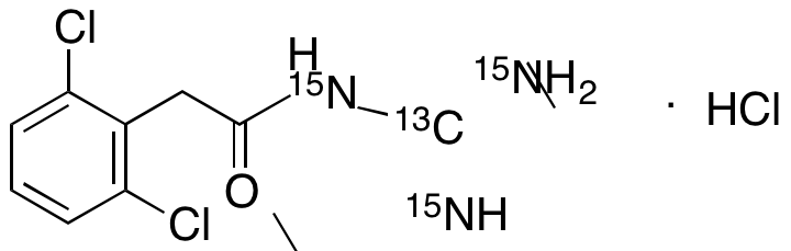 Guanfacine-13C, 15N3 Hydrochloride