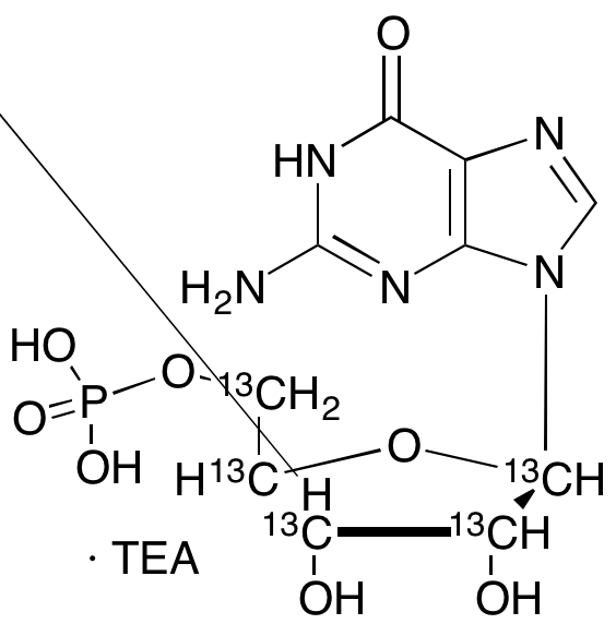 Guanosine-13C5 5’-Monophosphate (Triethylammonium Salt)