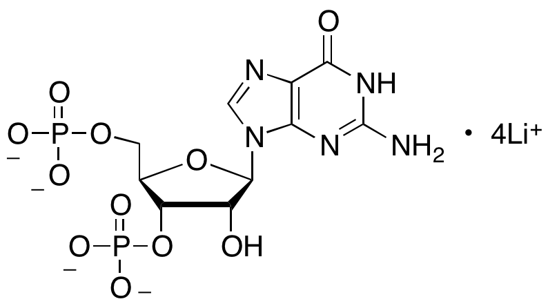 Guanosine 3’,5’-Diphosphate Tetralithium Salt