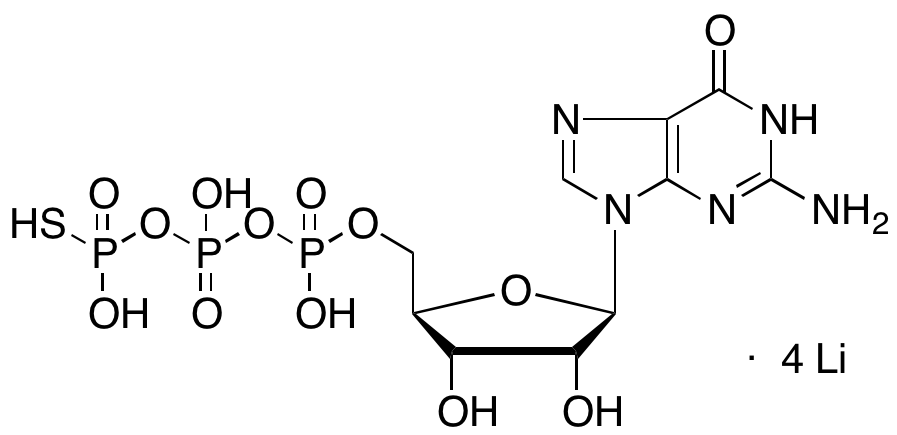 Guanosine 5’-[γ-Thio]triphosphate Tetralithium Salt