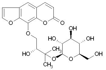 Heraclenol 3’-O-beta-D-glucopyranoside