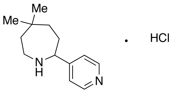 Hexahydro-5,5-dimethyl-2-(4-pyridinyl)-1H-azepine Hydrochloride