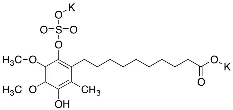 Hydro Idebenone 1-O-Sulfate Dipotassium Salt