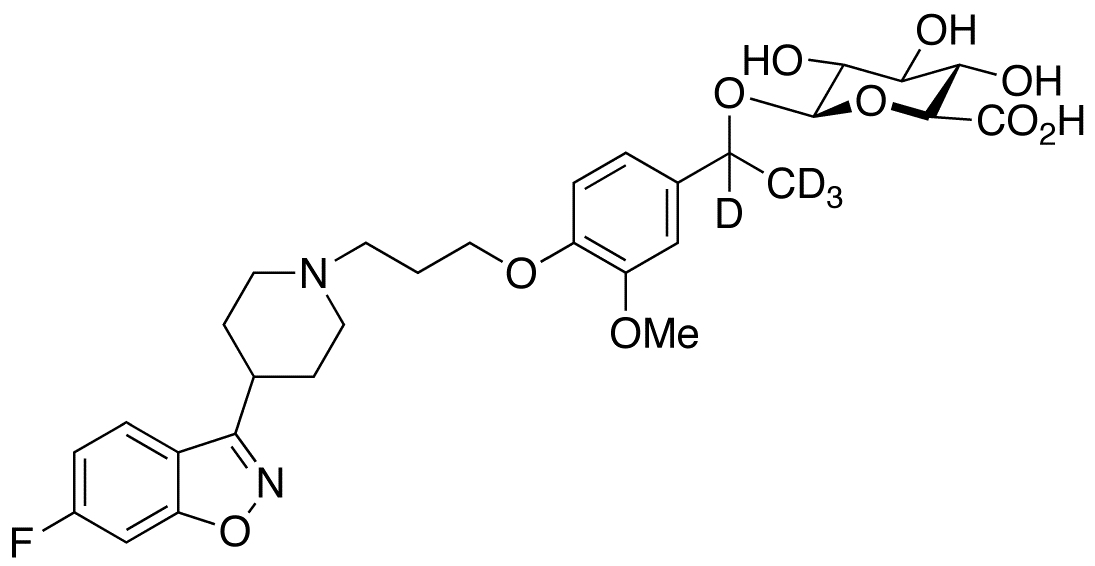 Hydroxy Iloperidone β-D-Glucuronide-d4