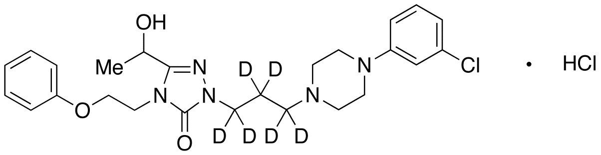 Hydroxy Nefazodone-d6 Hydrochloride