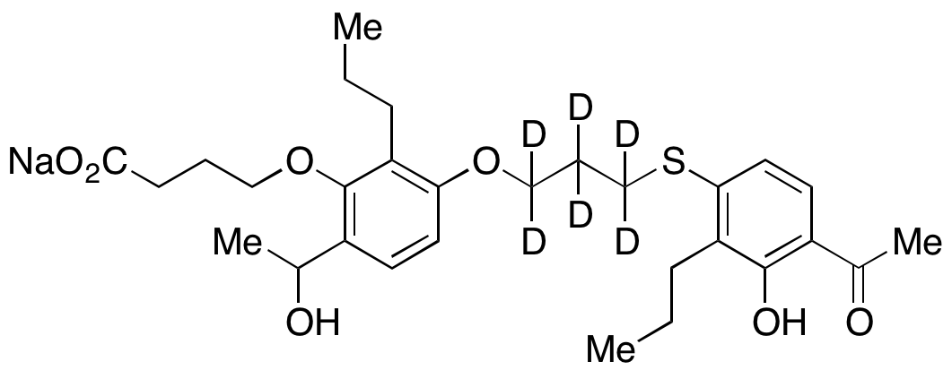 Hydroxy Tipelukast-d6 Sodium Salt