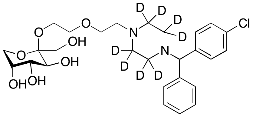 Hydroxyzine-d8 1-Fructose