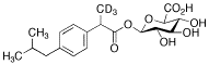 Ibuprofen-d3 Acyl-β-D-glucuronide  (mixture of diastereomers)