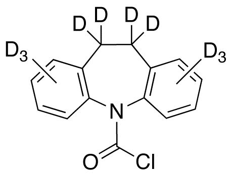 Iminodibenzyl 5-Carbonyl Chloride-d10