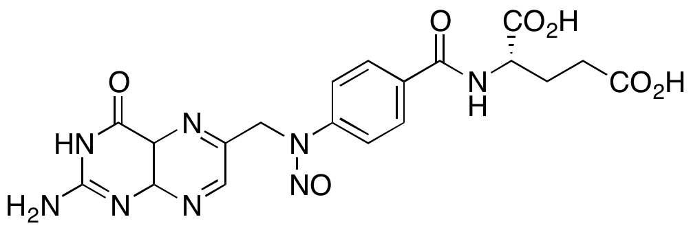 L-(+)-N-[p-[[(2-Amino-7,8-dihydro-4-hydroxy-6-pteridinyl)methyl]nitrosamino]benzoyl]-glutamic Acid