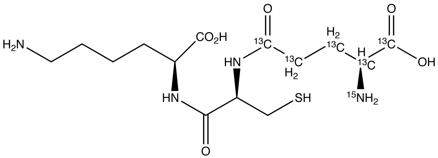 L-γ-Glutamyl-L-cysteinyl-L-lysine-13C5,15N