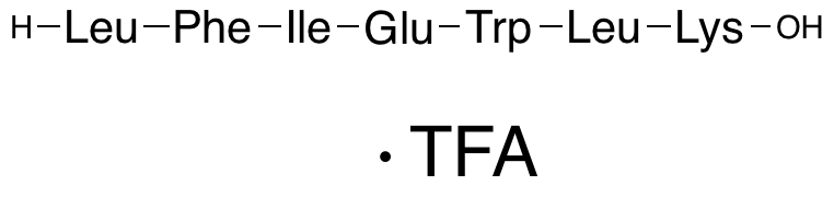 Leucyl-Phenylalanyl-Isoleucyl-Glutamyl-Tryptophyl-Leucyl-Lysine Trifluoroacetate