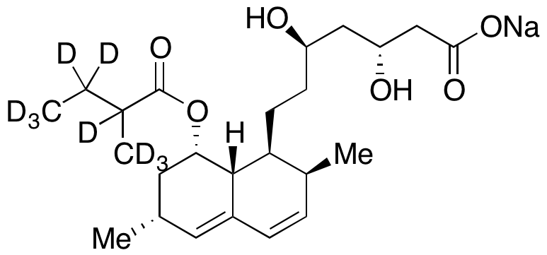 Lovastatin-d9 Hydroxy Acid Sodium Salt (Mixture of Diastereomers)