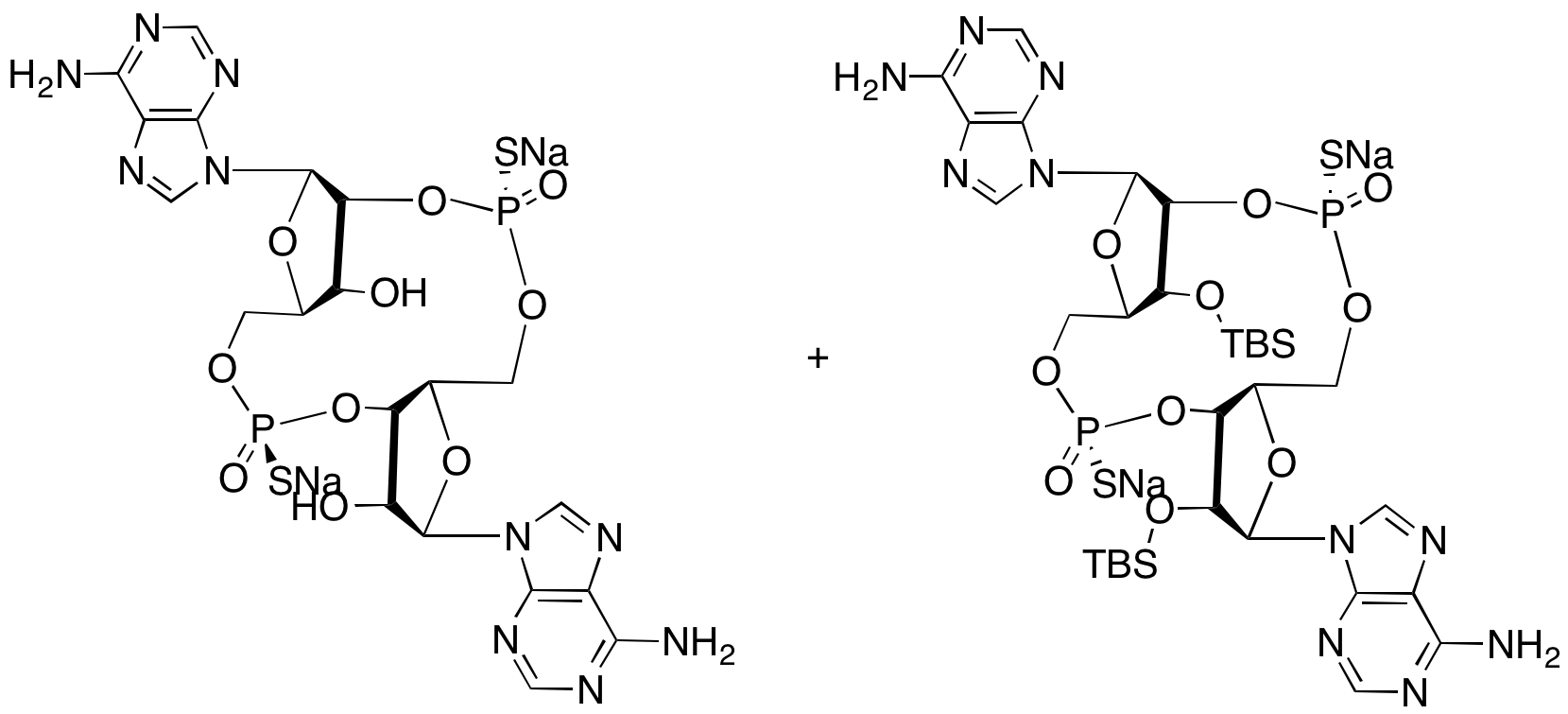 ML-RR-S2-CDA Disodium Salt and ML-RS-S2-CDA Disodium Salt (Mixture of Diastereomers, 1:1)