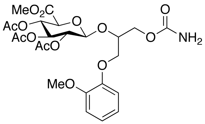 Methocarbamol 2,3,4-tri-O-Acetyl-β-D-glucuronide Methyl Ester