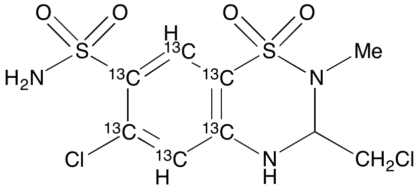 Methyclothiazide-13C6