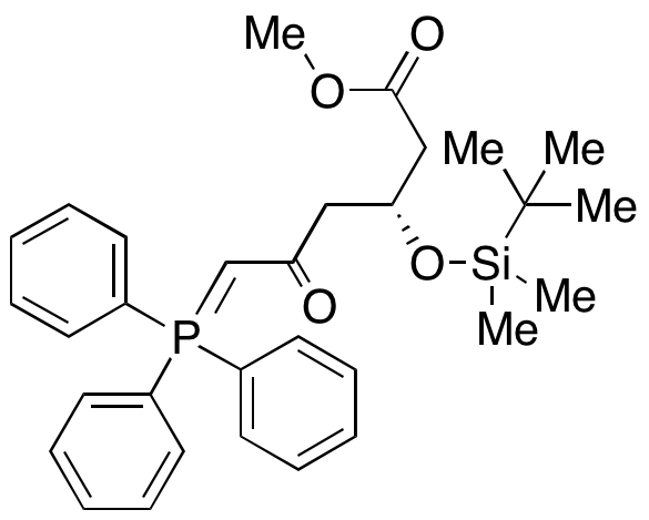 Methyl (3R)-3-(tert-Butyldimethylsilanyloxy)-5-oxo-6-(triphenylphosphanylidene)hexanoate