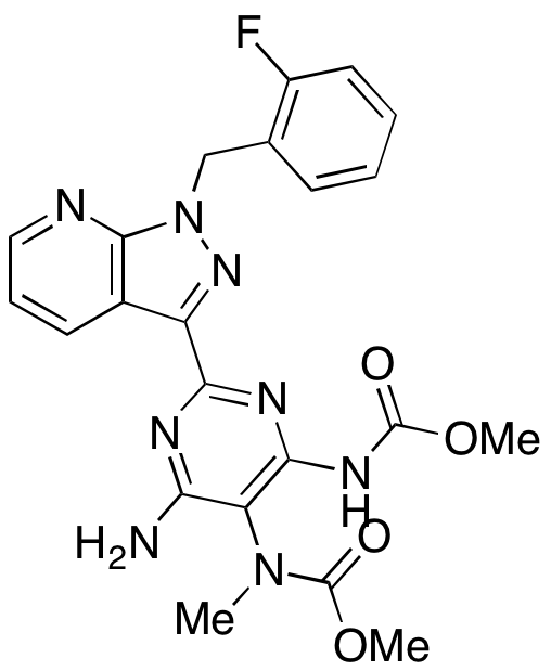 Methyl (4-Amino-2-(1-(2-fluorobenzyl)-1H-pyrazolo[3,4-b]pyridin-3-yl)-6-((methoxycarbonyl)amino)pyrimidin-5-yl)(methyl)carbamate