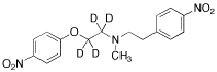 Methyl-(4-nitrophenylethyl)-4-(nitrophenoxyethyl)amine-d4