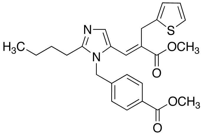 Methyl (E)-3-[2-Butyl-1-[(4-Carbomethoxyphenyl)methyl]imidazol-5-yl]-2-(2-thienylmethyl)-2-propenoate