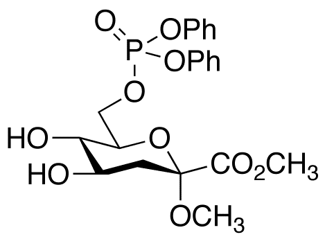 Methyl (Methyl 3-Deoxy-D-arabino-heptulopyranosid)onate-7-(diphenyl Phosphate)