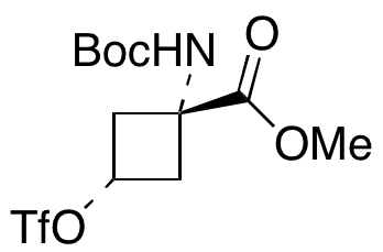 Methyl 1-(Boc-amino)-3-[[(trifluoromethyl)sulfonyl]oxy]cyclobutanecarboxylate