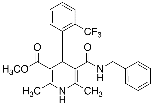 Methyl 1,4-Dihydro-2,6-dimethyl-4-(2’-trifluoromethyl)phenyl-pyridine-5-carboxylate-3-phenylmethyl Carboxamide