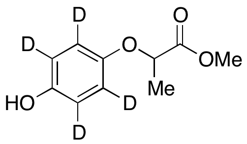 Methyl 2-(4-Hydroxyphenoxy)propionate-d4