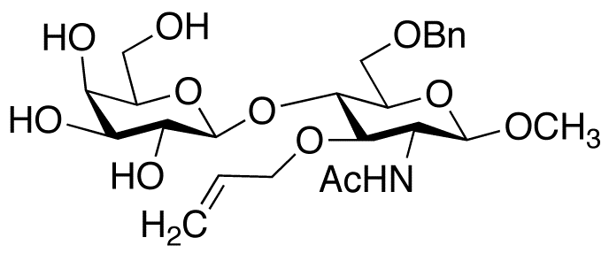 Methyl 2-(Acetylamino)-2-deoxy-4-O-β-D-galactopyranosyl-6-O-benzyl-3-O-2-propen-1-yl-β-D-glucopyranoside