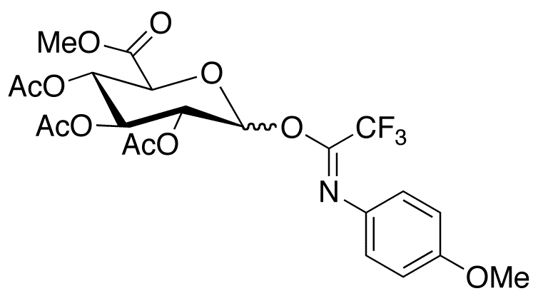 Methyl 2,3,4-Triacetyl-D-glucopyranosiduronyl 1-(N-4-Methoxyphenyl)-2,2,2-trifluoroacetimidate