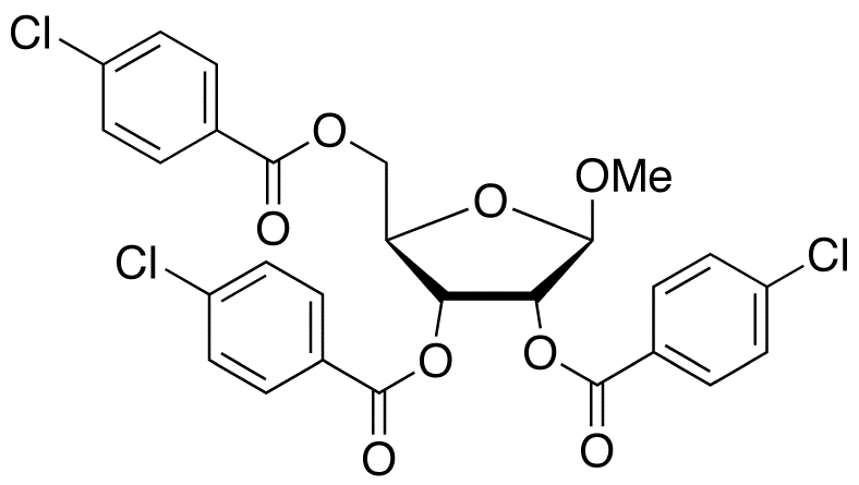 Methyl 2,3,5-Tri-O-p-chlorobenzoyl-β-D-ribofuranoside