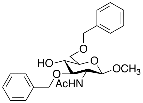 Methyl 2-Acetamido-2-deoxy-3,6-di-O-benzyl-β-D-glucopyranoside