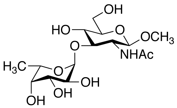 Methyl 2-Acetamido-2-deoxy-3-O-(α-L-fucopyranosyl)-β-D-glucopyranoside